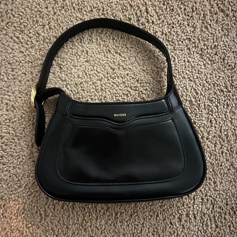 ruisse black freya shoulder bag